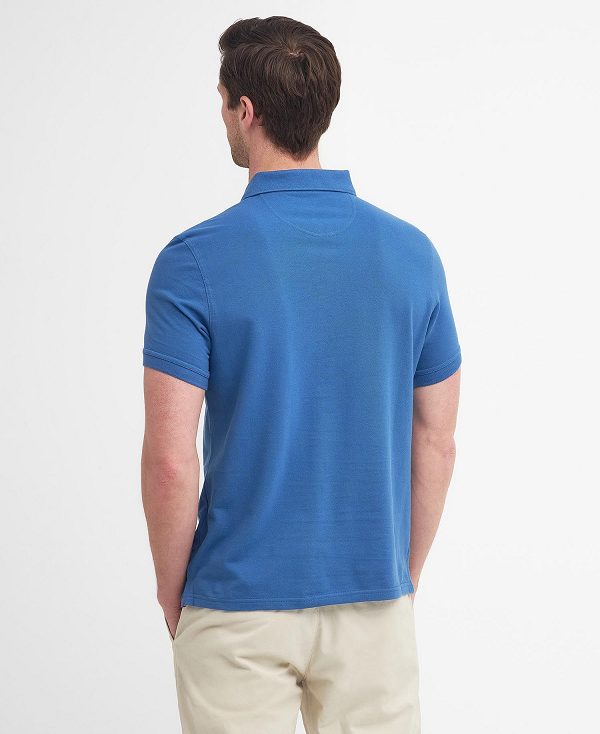 Barbour Lightweight Sports Polo Shirt μπλε | BABO88099