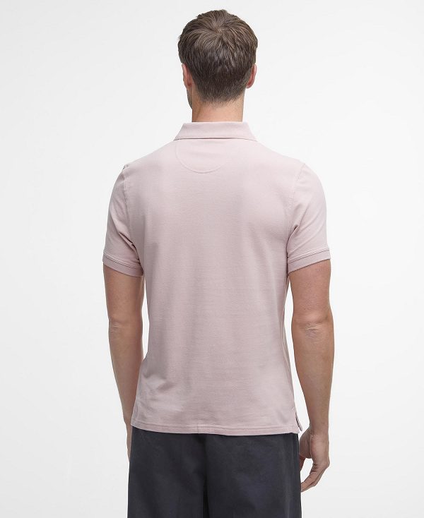 Barbour Lightweight Sports Short-sleeved Polo Shirt ροζ | BABO88211