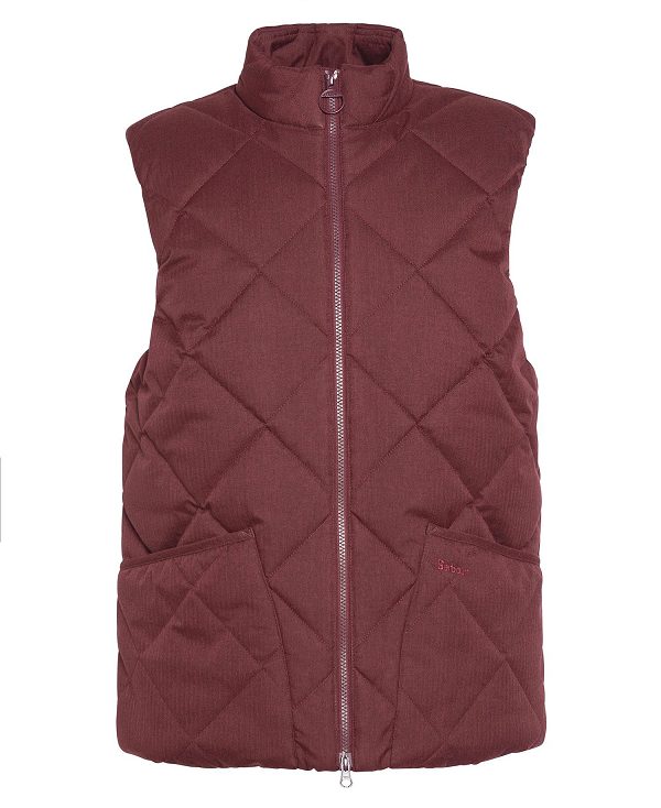 Barbour Lindale Gilet κοκκινα | BABO87534
