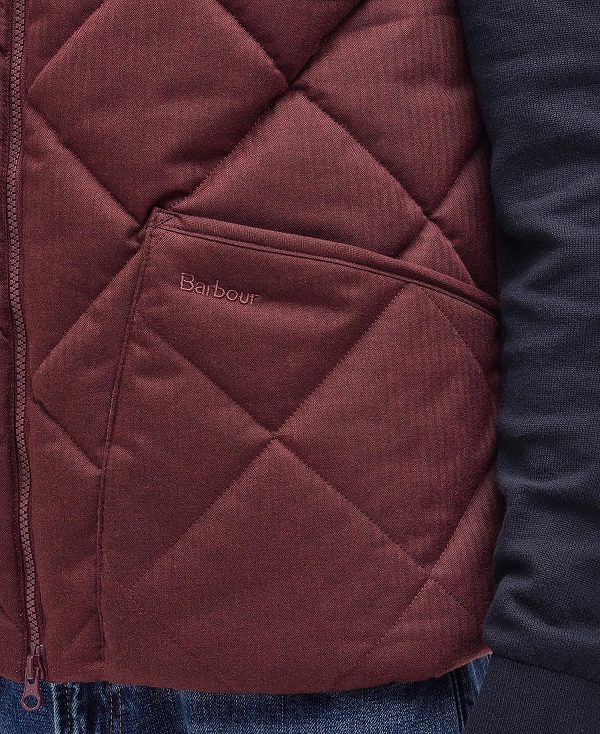 Barbour Lindale Gilet κοκκινα | BABO87534