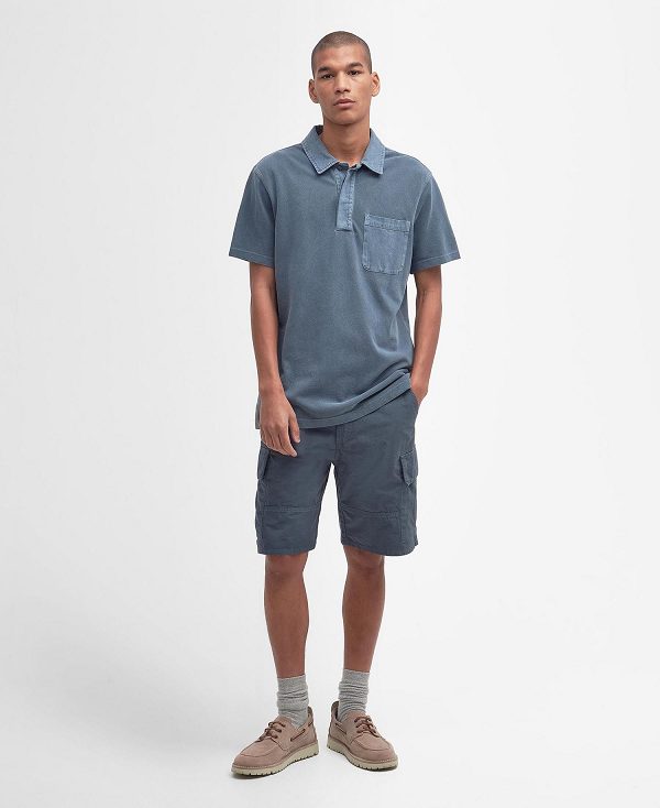 Barbour Liverton Short-sleeved Polo Shirt μπλε | BABO88181
