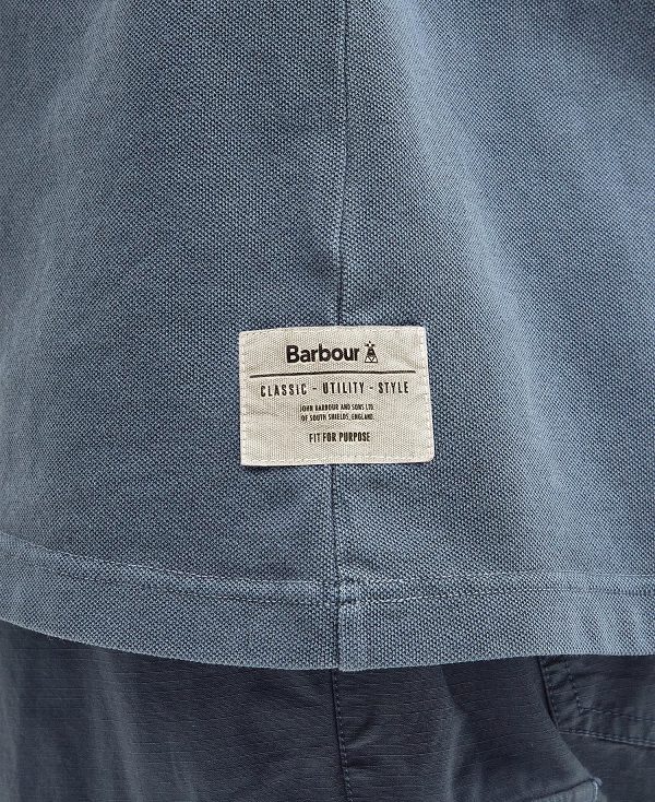 Barbour Liverton Short-sleeved Polo Shirt μπλε | BABO88181