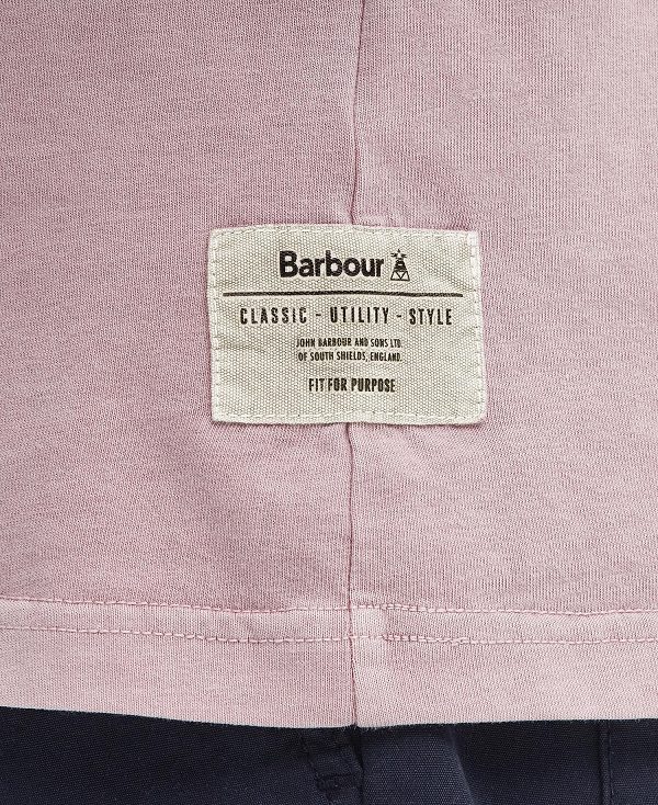 Barbour Liverton T-shirt ροζ | BABO88356