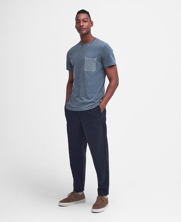 Barbour Liverton T-shirt μπλε | BABO88357