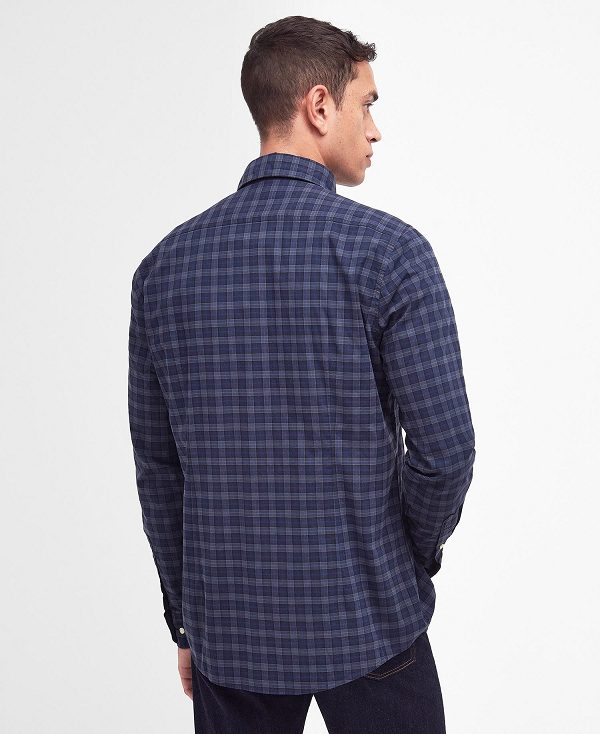 Barbour Lomond Tailored Fit Shirt σκουρο μπλε | BABO87856