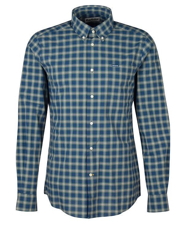 Barbour Lomond Tailored Long-sleeved Shirt καφε | BABO87626