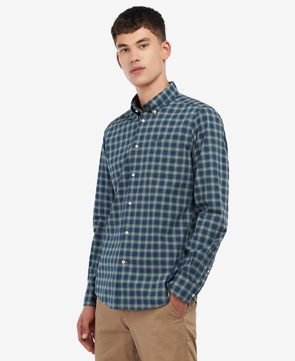 Barbour Lomond Tailored Long-sleeved Shirt καφε | BABO87626