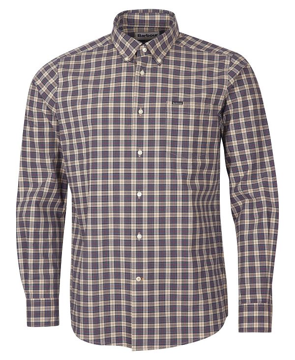 Barbour Lomond Tailored Shirt γκρι | BABO87617