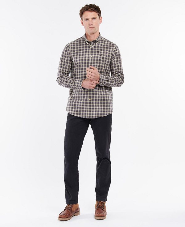 Barbour Lomond Tailored Shirt γκρι | BABO87617