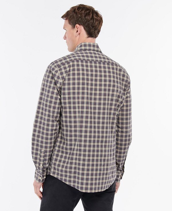 Barbour Lomond Tailored Shirt γκρι | BABO87617