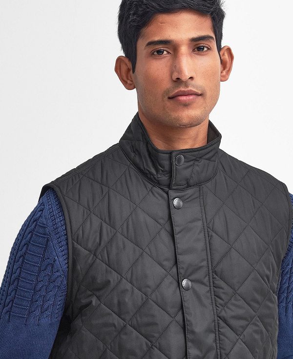 Barbour Lowerdale Gilet μαυρα | BABO87548
