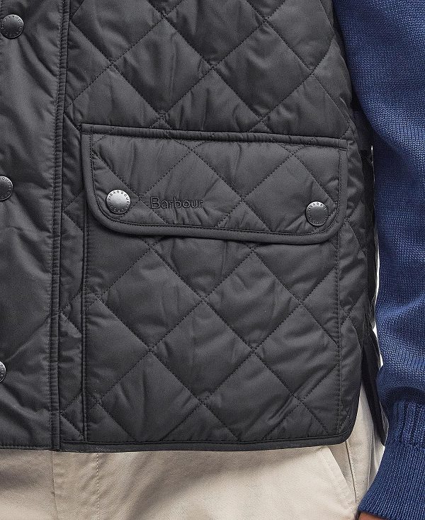 Barbour Lowerdale Gilet μαυρα | BABO87548