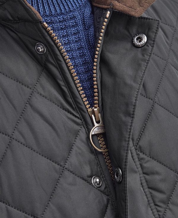 Barbour Lowerdale Gilet μαυρα | BABO87548