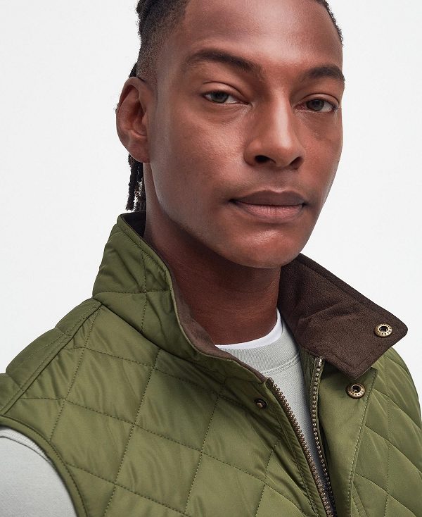 Barbour Lowerdale Gilet Ελιά | BABO87557
