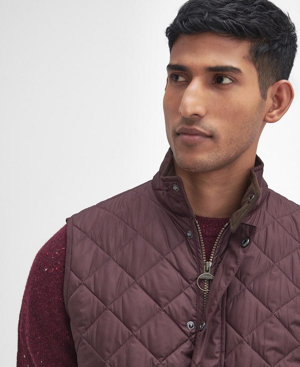 Barbour Lowerdale Gilet μπορντο | BABO87580
