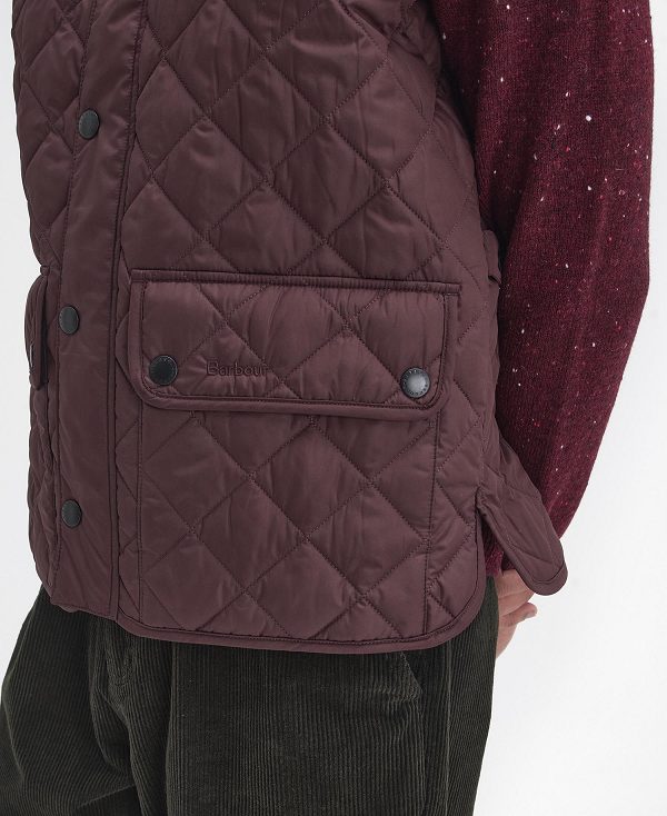 Barbour Lowerdale Gilet μπορντο | BABO87580