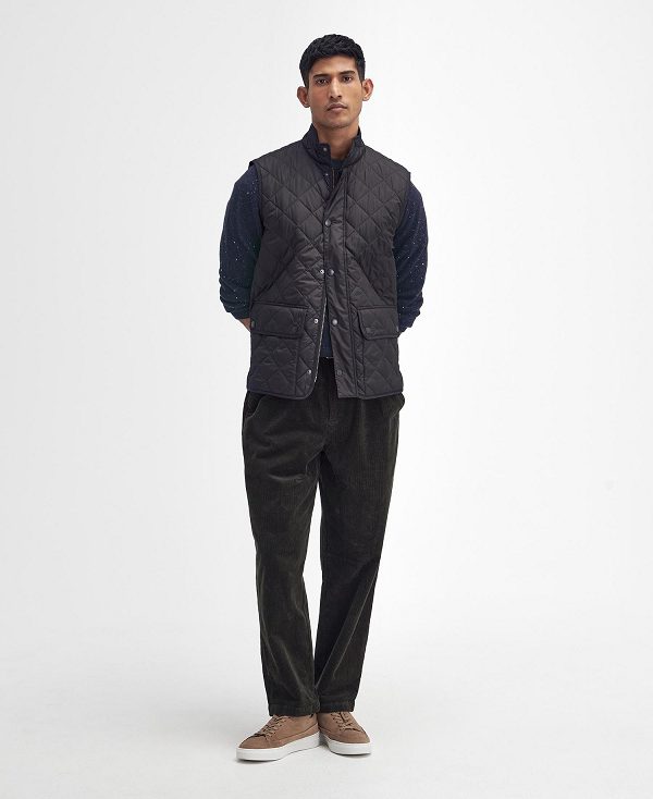 Barbour Lowerdale Gilet μαυρα | BABO87585