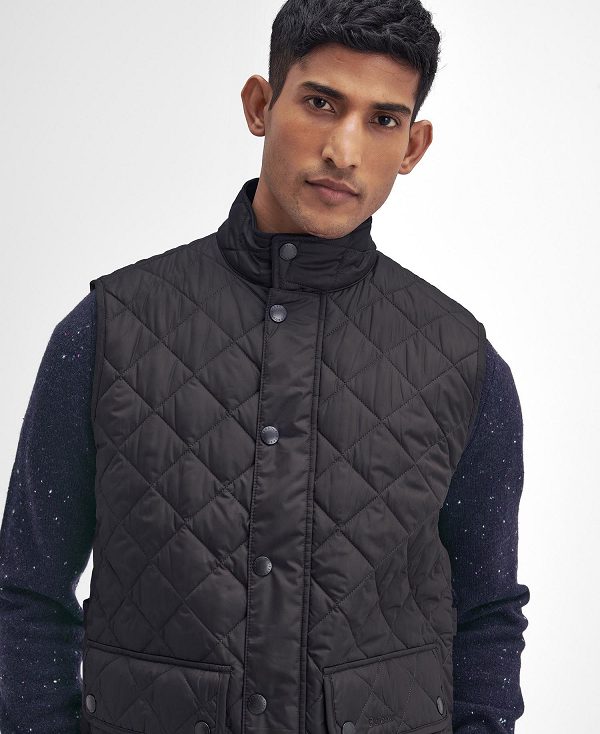Barbour Lowerdale Gilet μαυρα | BABO87585