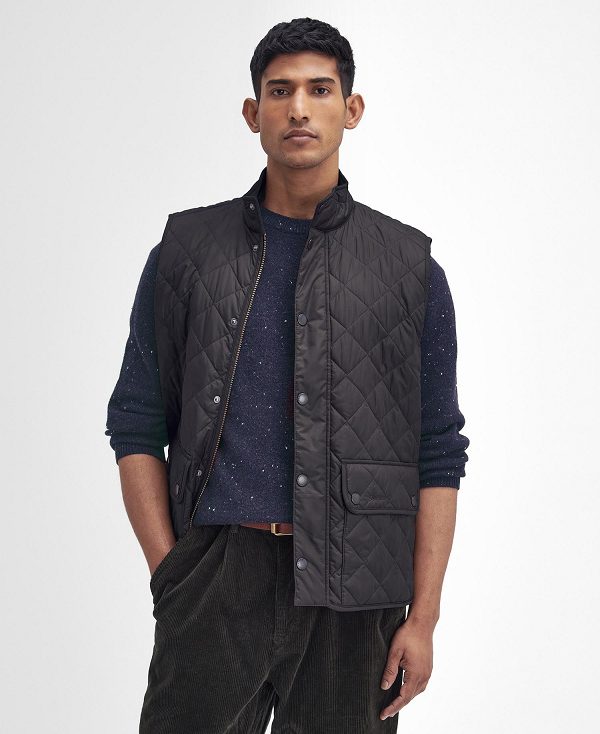 Barbour Lowerdale Gilet μαυρα | BABO87585