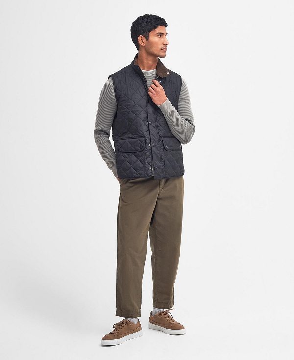 Barbour Lowerdale Gilet σκουρο μπλε | BABO87539