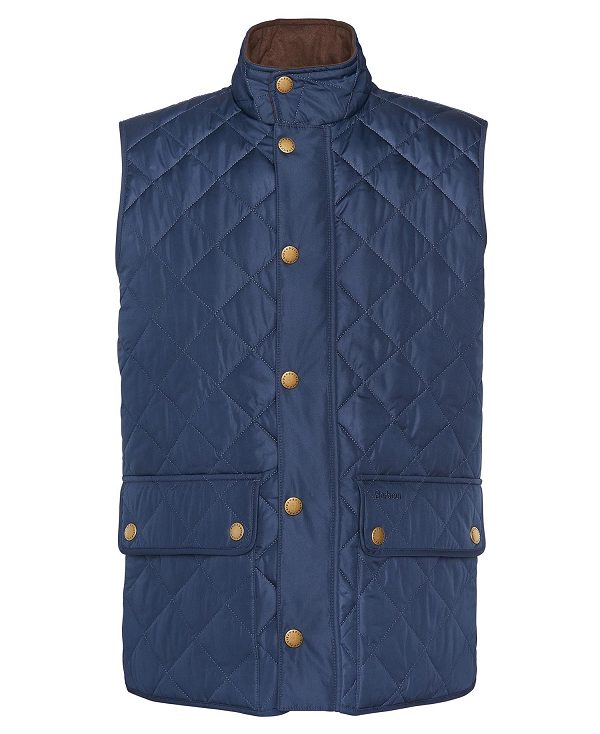 Barbour Lowerdale Gilet σκούρο μπλε | BABO87560