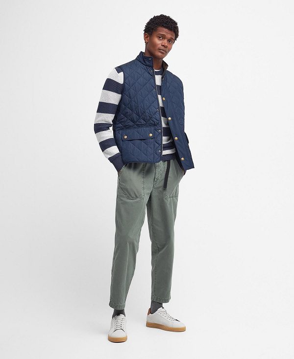 Barbour Lowerdale Gilet σκούρο μπλε | BABO87560