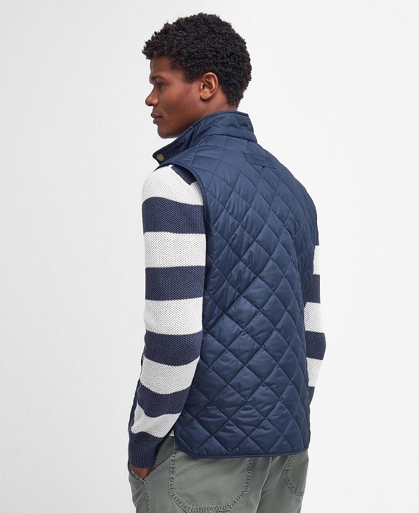 Barbour Lowerdale Gilet σκούρο μπλε | BABO87560