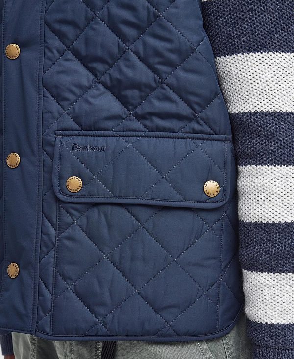 Barbour Lowerdale Gilet σκούρο μπλε | BABO87560