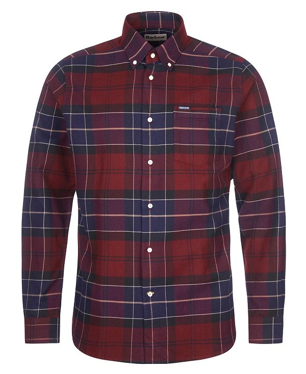 Barbour Lutsleigh Shirt μπορντο | BABO87831