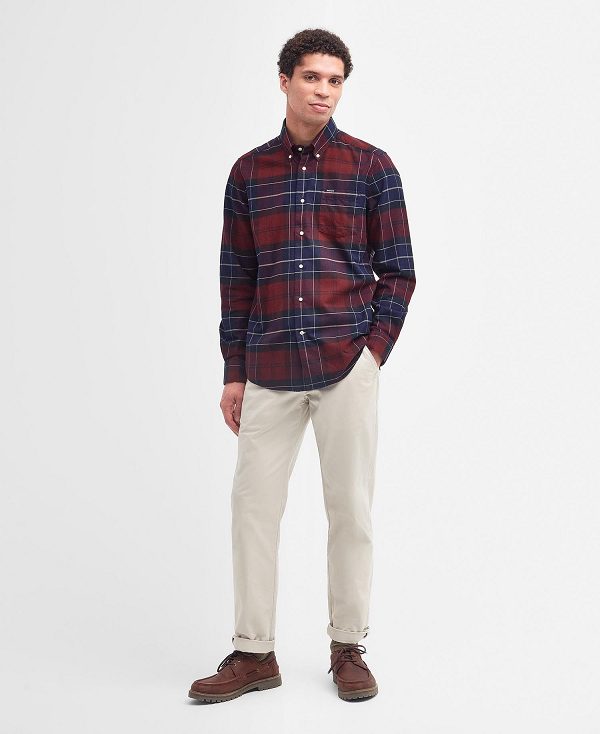 Barbour Lutsleigh Shirt μπορντο | BABO87831