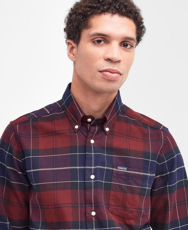 Barbour Lutsleigh Shirt μπορντο | BABO87831