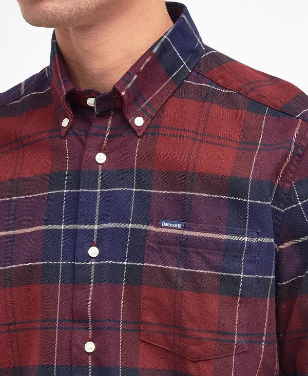 Barbour Lutsleigh Shirt μπορντο | BABO87831
