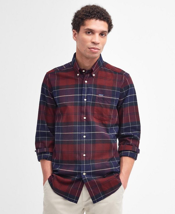 Barbour Lutsleigh Shirt μπορντο | BABO87831