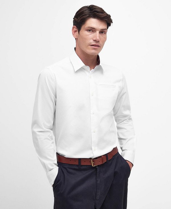 Barbour Lyle Tailored Shirt ασπρα | BABO87677