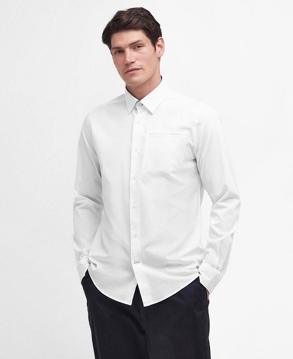 Barbour Lyle Tailored Shirt ασπρα | BABO87677