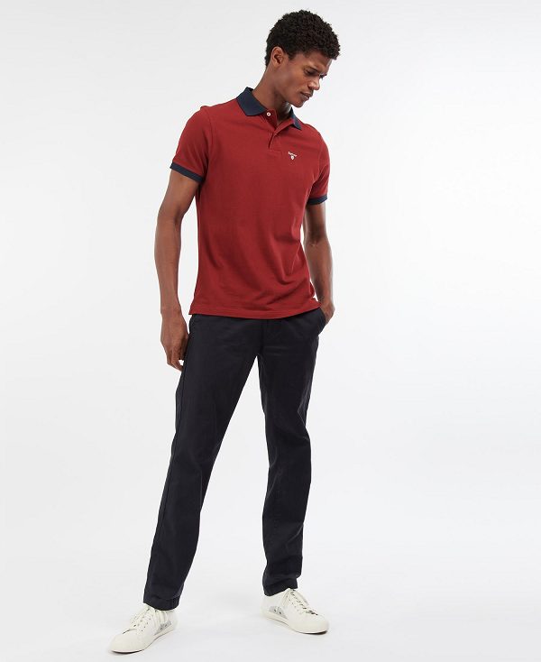 Barbour Lynton Polo Shirt γκρι | BABO88032