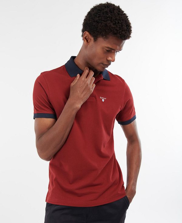 Barbour Lynton Polo Shirt γκρι | BABO88032