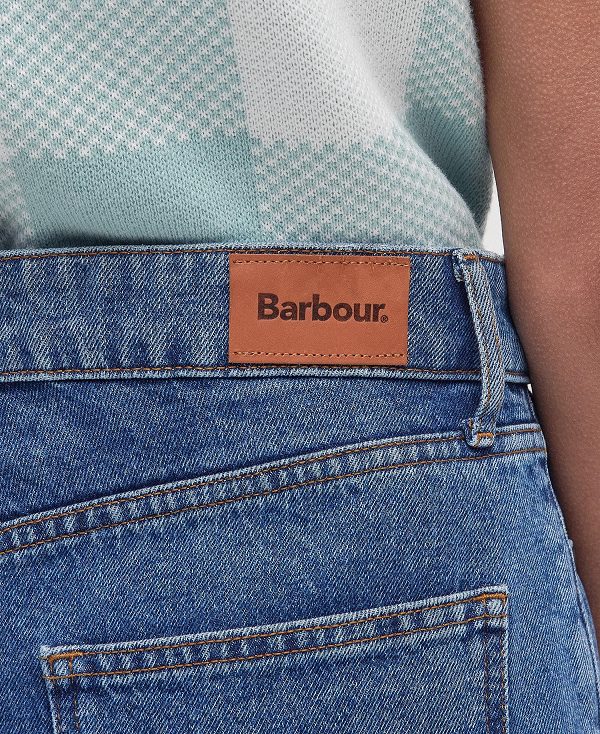 Barbour Maisie Wide-leg Jeans μπλε | BABO89843