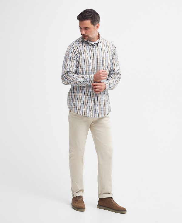 Barbour Malton Regular Shirt μπλε | BABO87726