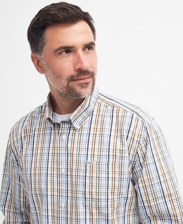 Barbour Malton Regular Shirt μπλε | BABO87726