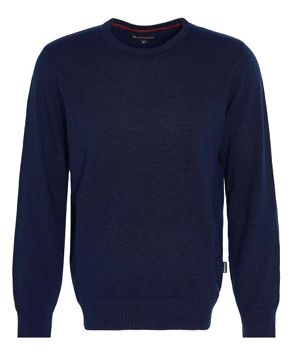Barbour Marlow Crew Neck Jumper σκουρο μπλε | BABO88678
