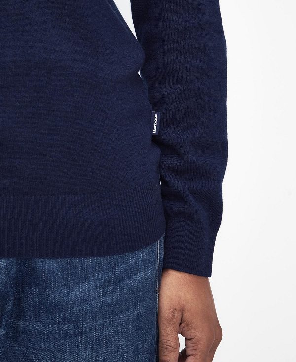 Barbour Marlow Crew Neck Jumper σκουρο μπλε | BABO88678