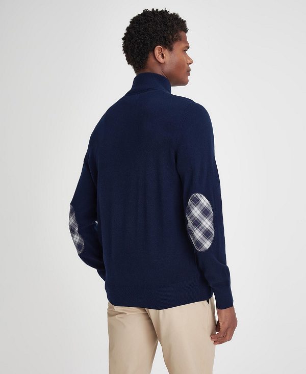 Barbour Marlow Half-zip Jumper σκουρο μπλε | BABO88672
