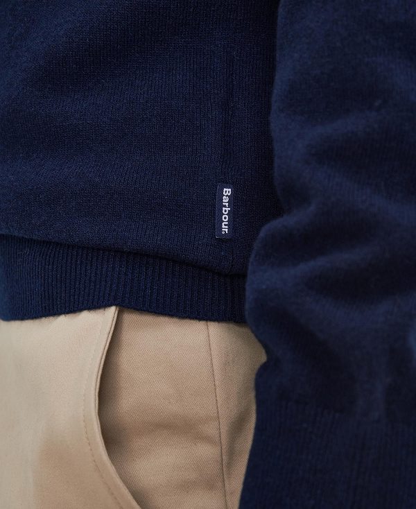 Barbour Marlow Half-zip Jumper σκουρο μπλε | BABO88672
