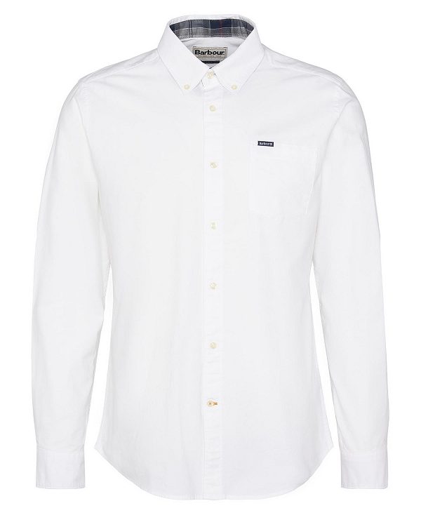 Barbour Marsden Tailored Long-sleeved Shirt ασπρα | BABO87920