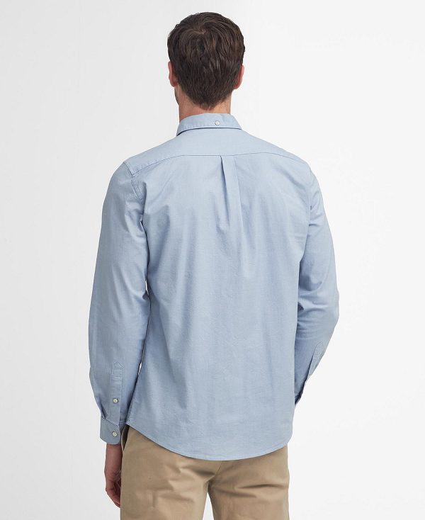 Barbour Marsden Tailored Long-sleeved Shirt μπλε | BABO87921