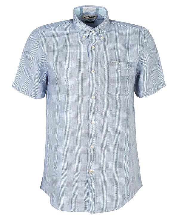 Barbour Marwood Tailored Shirt μπλε | BABO87625