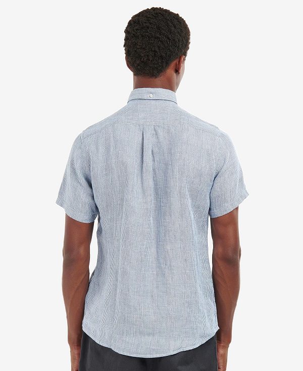 Barbour Marwood Tailored Shirt μπλε | BABO87625