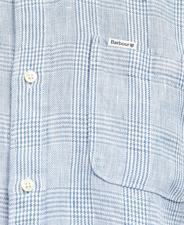 Barbour Marwood Tailored Shirt μπλε | BABO87625