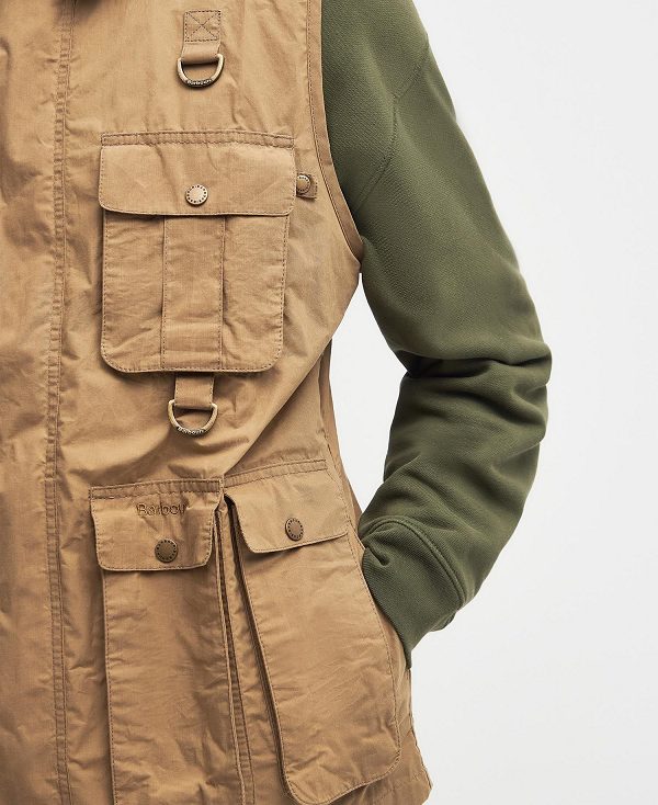 Barbour Modified Transport Vest Χακί | BABO87550